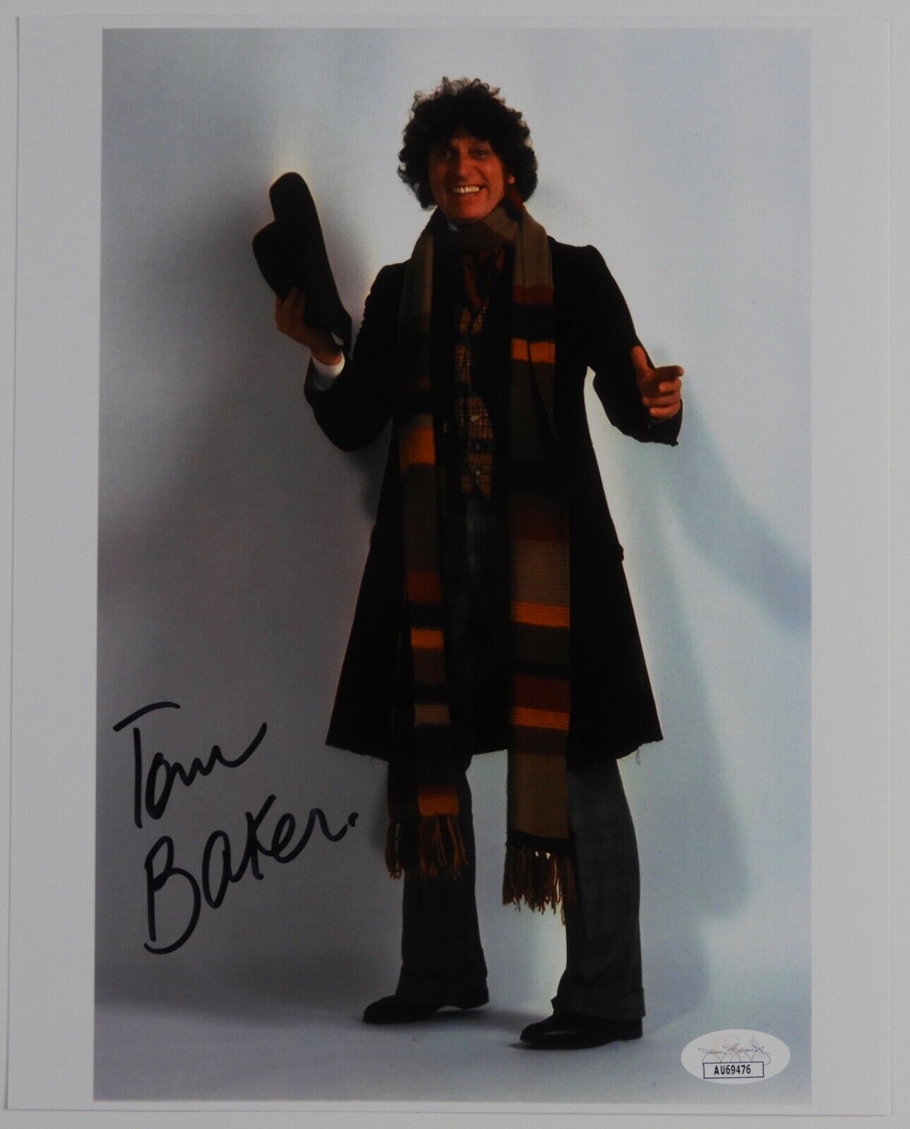 Tom Baker  Doctor Who Autograph Signed Photo JSA COA 8 x 10 Dr Who