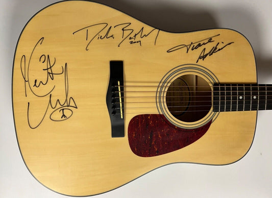 Dierks Bentley Keith Urban Trace Adkins JSA Signed Autograph Acoustic Guitar