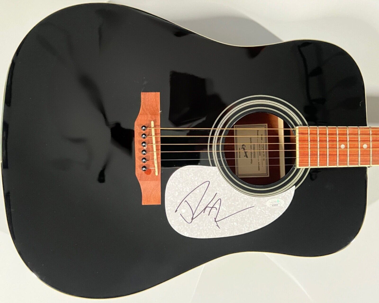 Jelly Roll JSA Autograph Signed Guitar Epiphone Acoustic