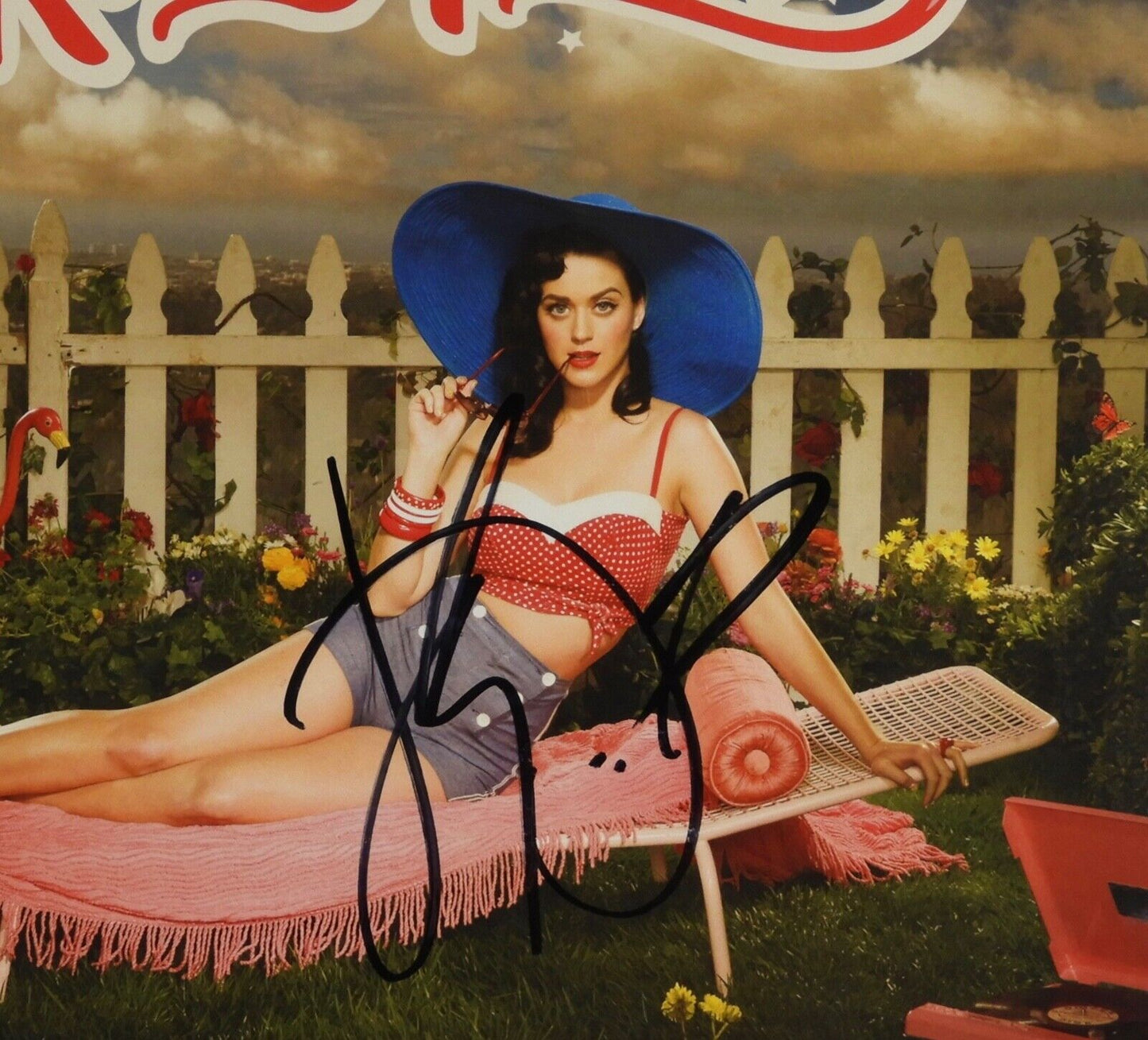 Katy Perry JSA Signed Autograph Record Album Vinyl Insert One Of The Boys