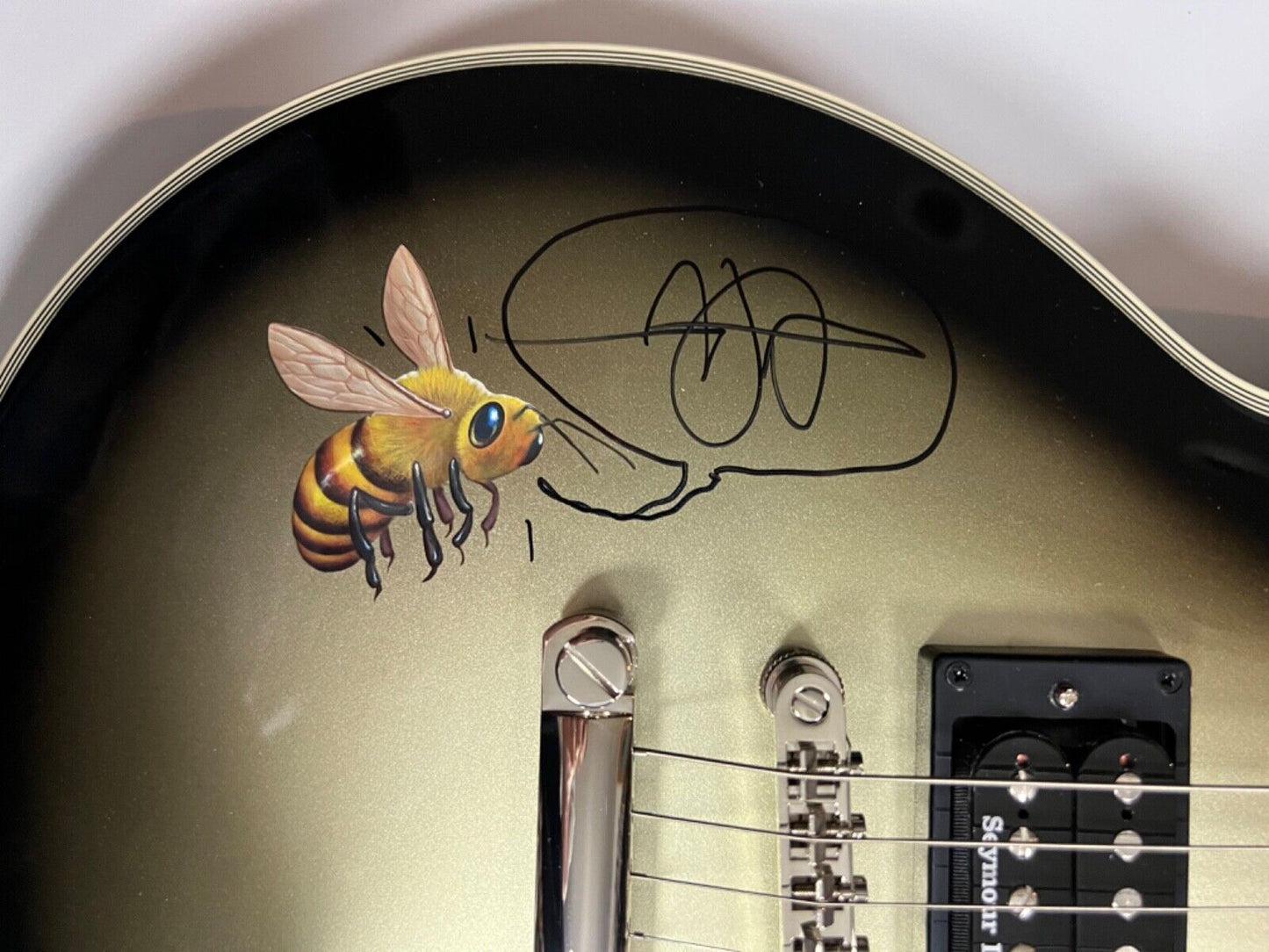 Adam Jones TOOL JSA Signed Epiphone Les Paul Mark Ryden Queen Bee Guitar