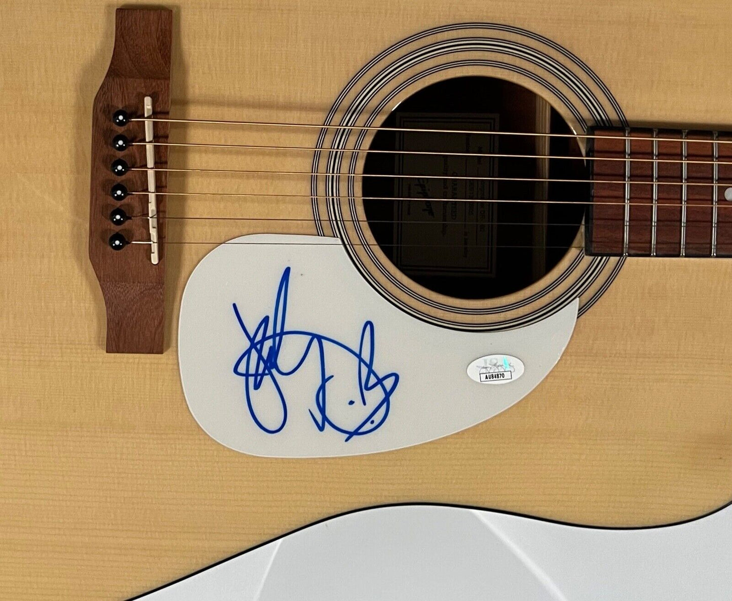 Katy Perry JSA Autograph Signed Guitar Epiphone Acoustic