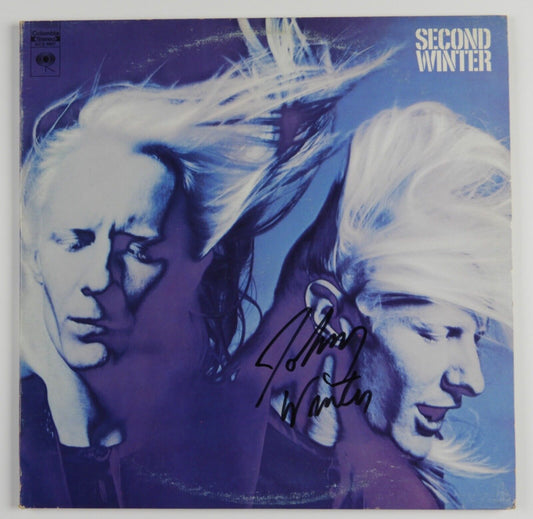 Johnny Winter JSA Signed Autograph Album Record Vinyl Second Winter