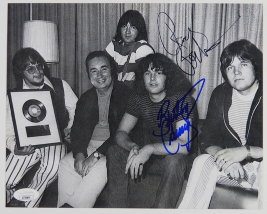 Randy Backman Burton Cummings JSA Signed Autograph Photo 8 x 10 THE GUESS WHO