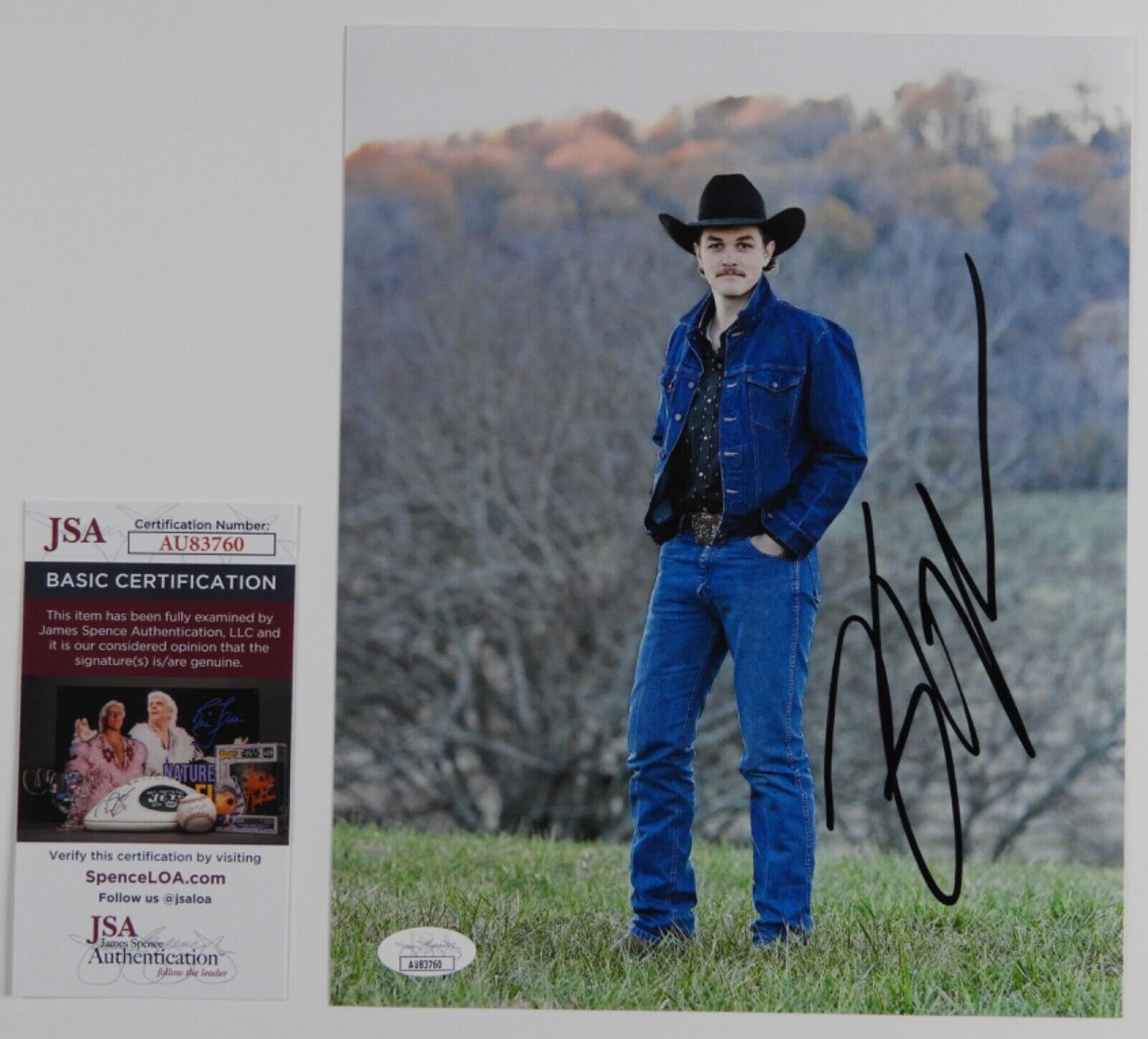 Zach Top JSA Signed Autograph 8 x 10 Photo Country Music Star