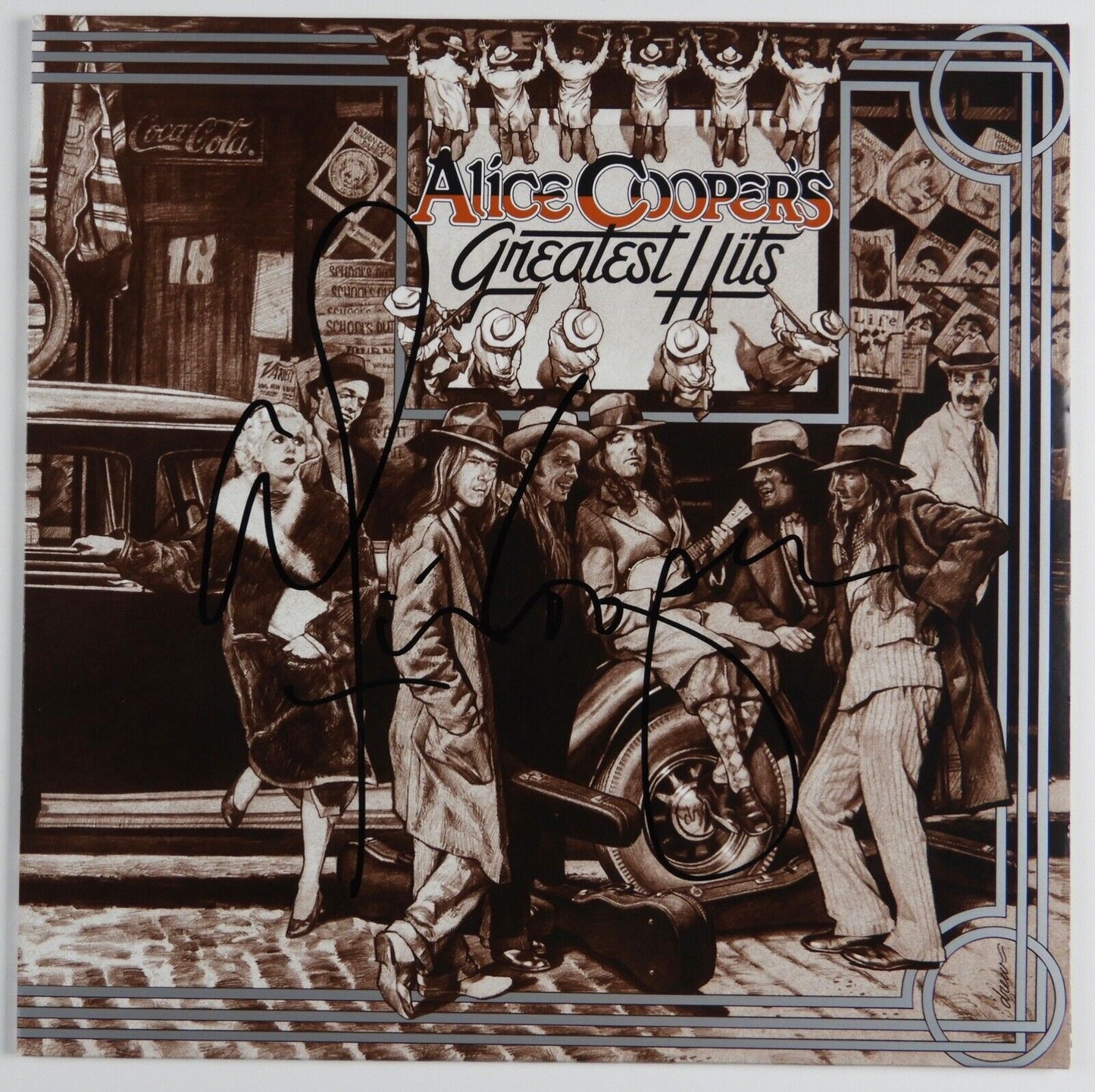Alice Cooper JSA Signed Autograph Album Record Vinyl Greatest Hits
