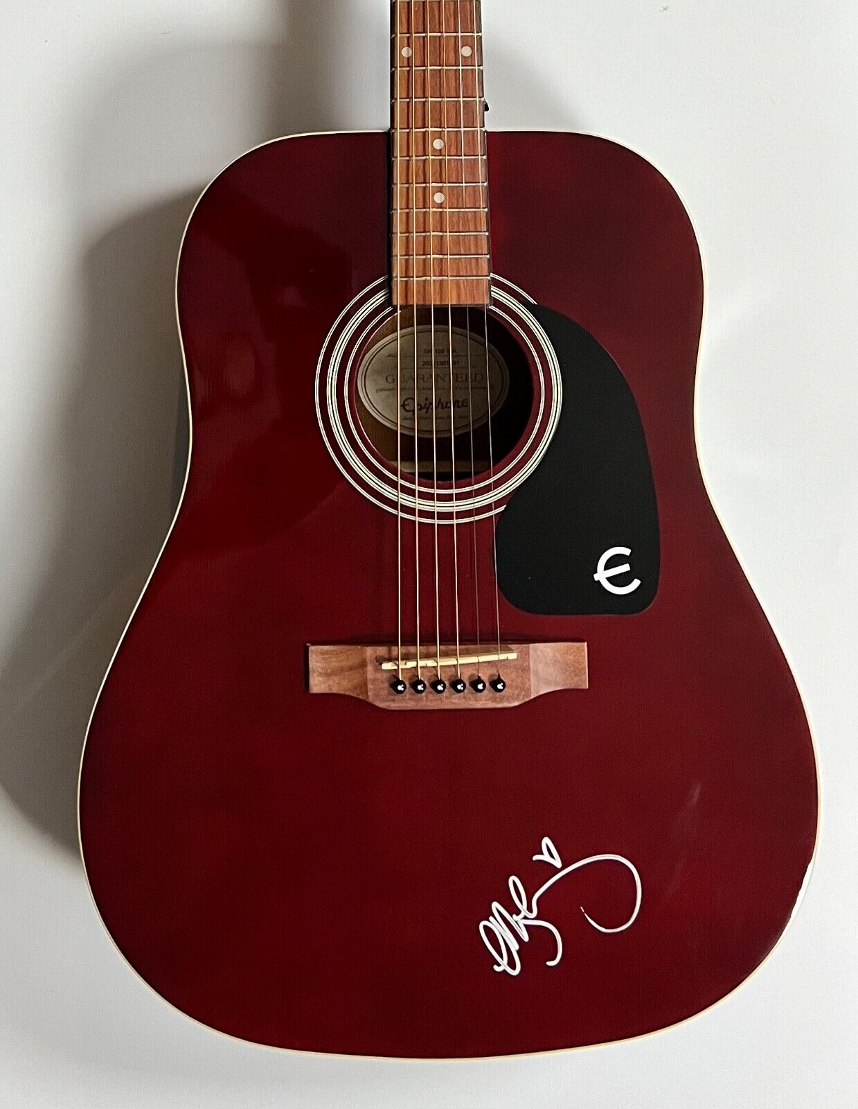 Megan Moroney JSA Signed Autograph Acoustic Guitar