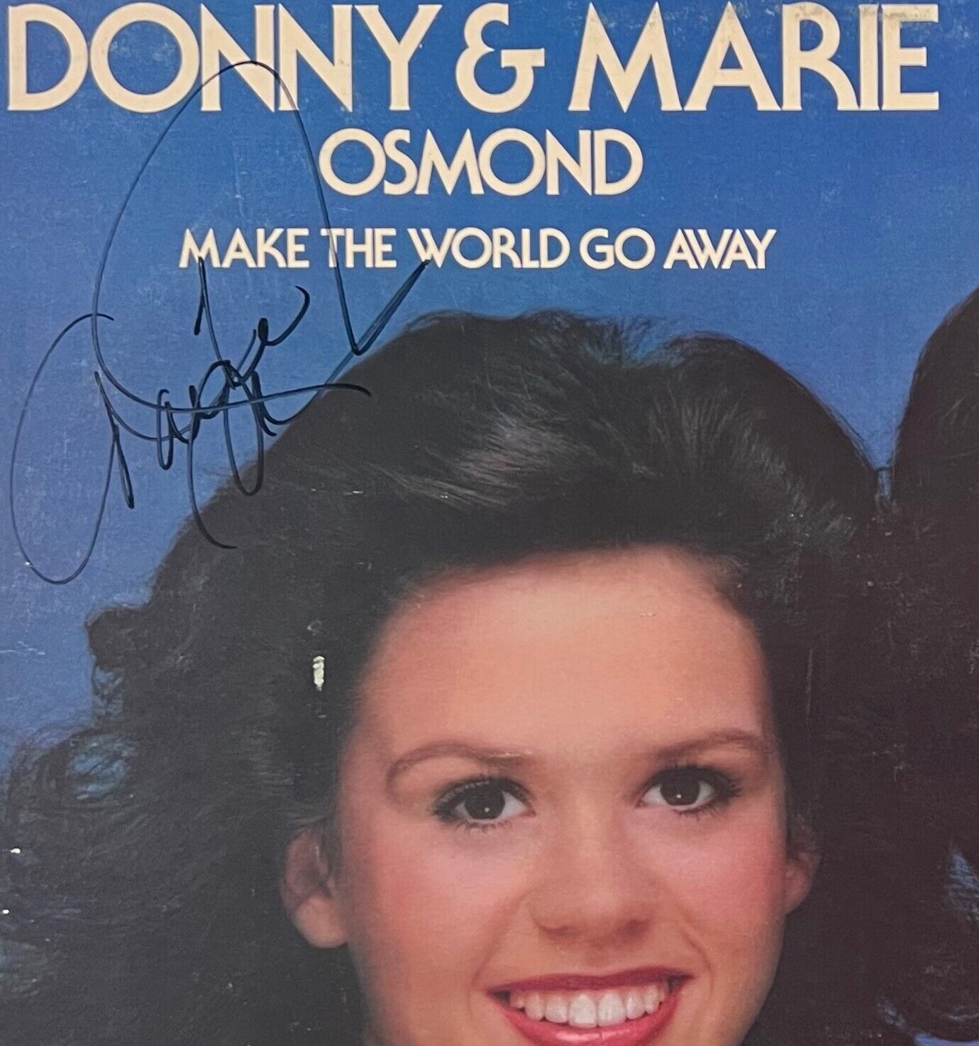 Marie Osmond JSA Autograph Signed Album Vinyl Donnie And Marie