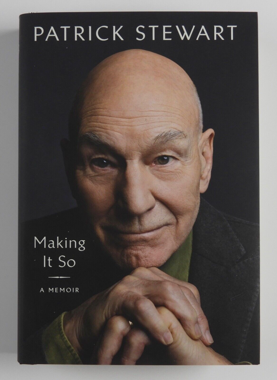 Patrick Stewart JSA Autograph Signed Book Making It So