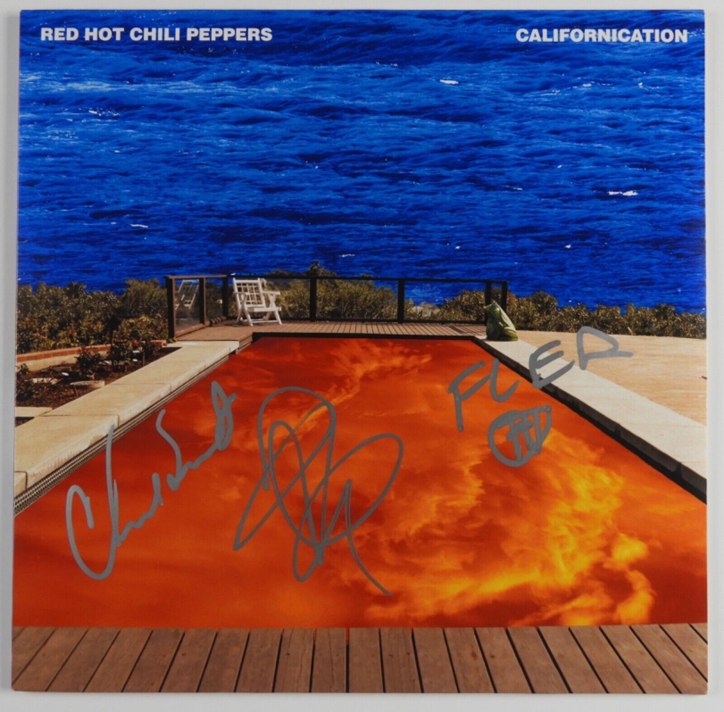 Red Hot Chili Peppers Signed LP Autograph JSA Album Record Californication