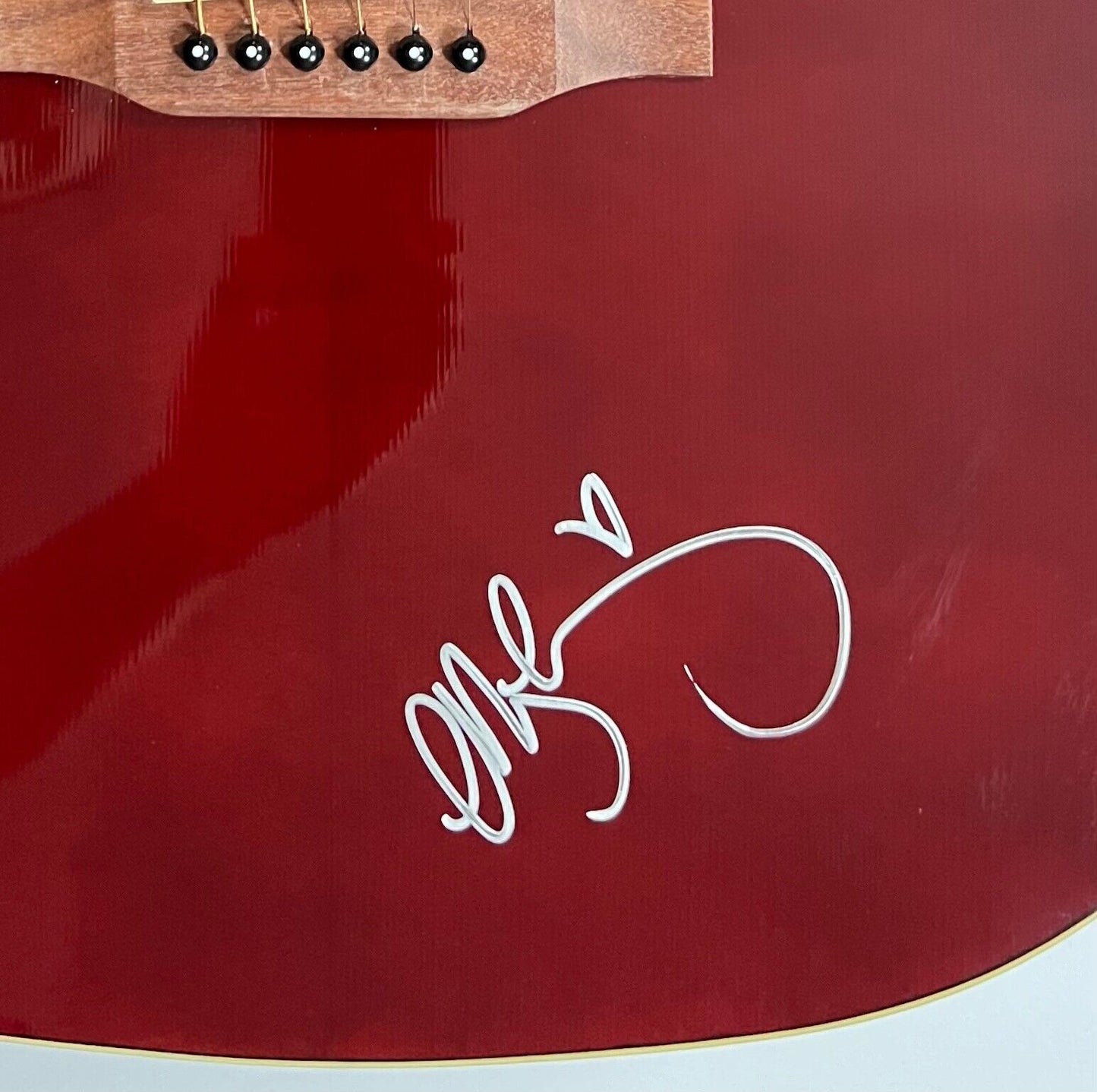 Megan Moroney JSA Signed Autograph Acoustic Guitar