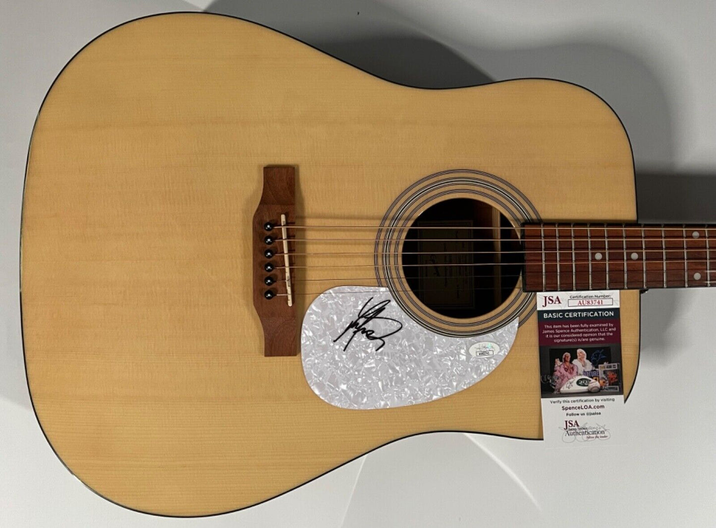 Lukas Nelson JSA Autograph Fully Signed Guitar Epiphone Acoustic