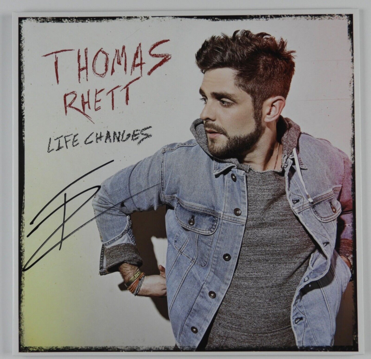 Thomas Rhett JSA Signed Autograph Album Record Vinyl Life Changes