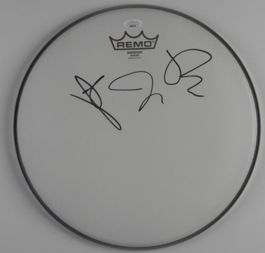 Fall Out Boy JSA Signed Autograph Drum Head  12"