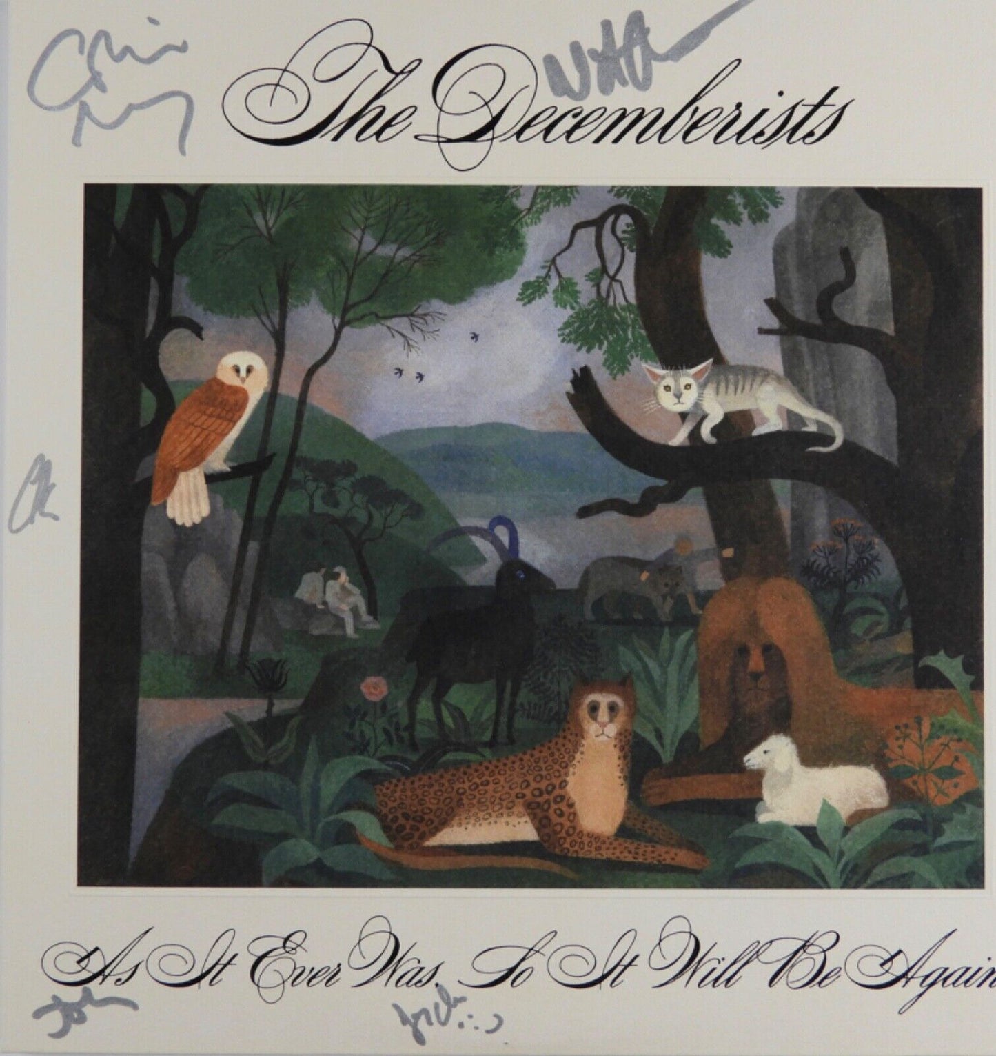 The Decemberists Signed Autograph JSA Album Record Vinyl As It Ever Was