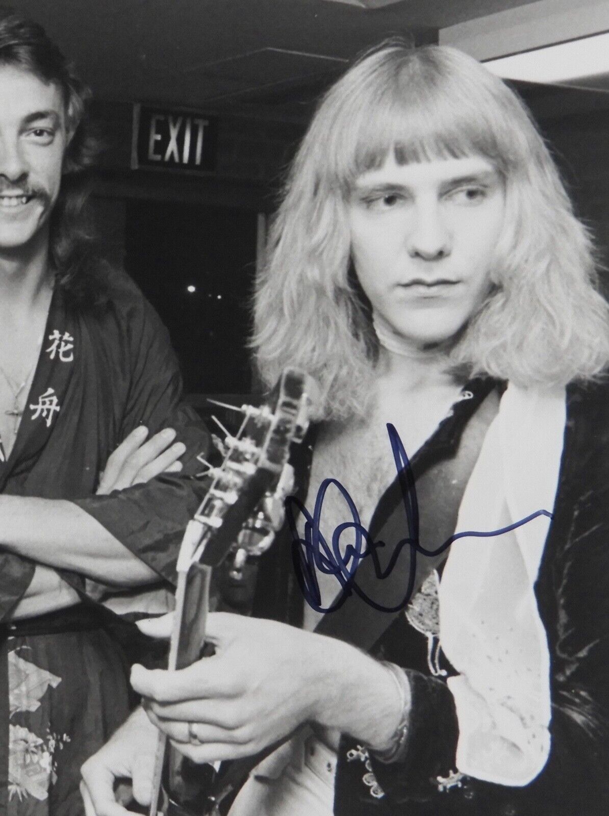 RUSH JSA COA Signed Photo Geddy Lee Alex Lifeson