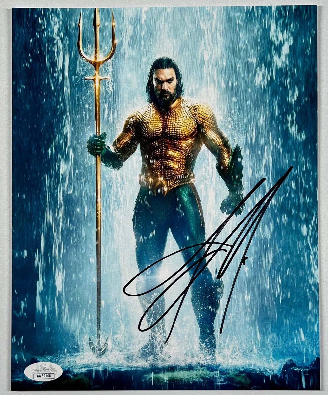 Jason Momoa Aquaman JSA Signed Autograph 8 x 10 photo