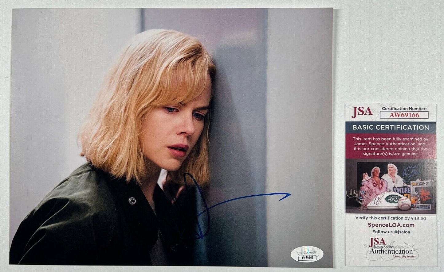 Nicole Kidman JSA Signed Autograph 8 x 10 photo