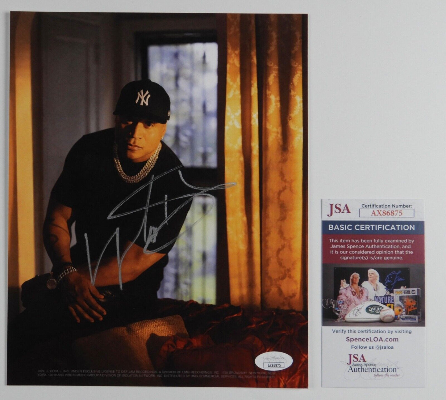 LL Cool J JSA Signed Autograph Signed 8 x 10 with New Vinyl The Force