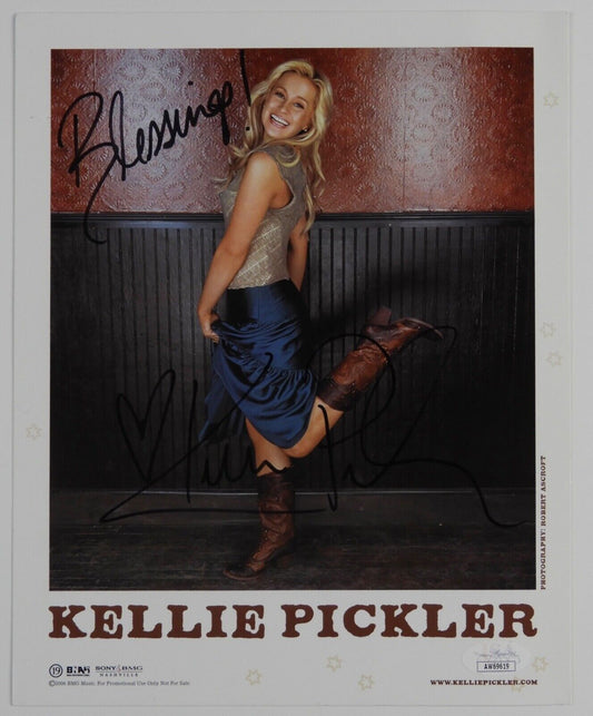 Kellie Pickler JSA Signed Autograph 8 x 10 Photo Country Music Star