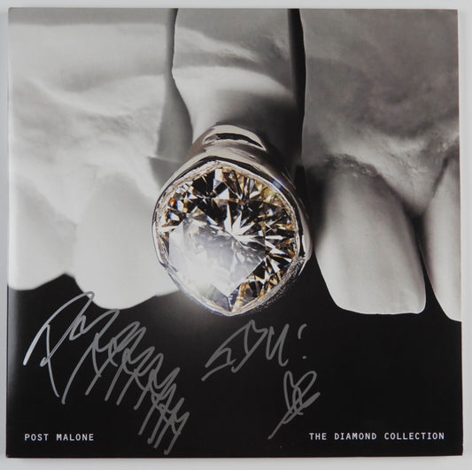 Post Malone JSA Signed Autograph Album Record Vinyl The Diamond Collection