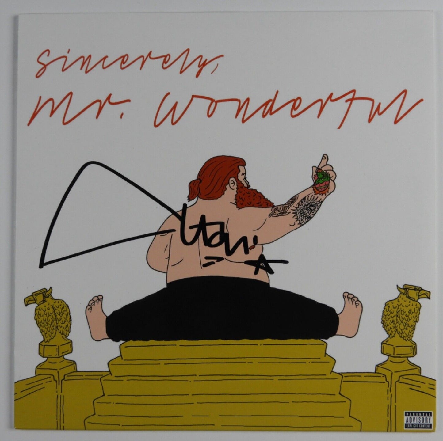 Action Bronson JSA signed autograph Vinyl Record Album Mr. Wonderful