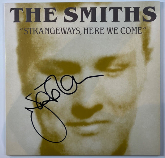 Johnny Marr The Smiths JSA Autograph Signed Record Album Vinyl Strangeways Here