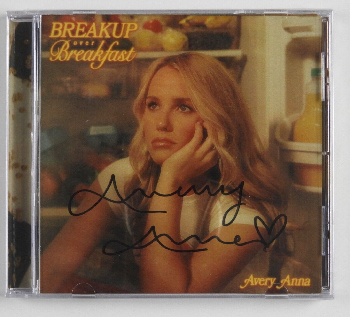 Avery Anna Signed Autograph Breakup Over Breakfast CD Booklet Still Sealed