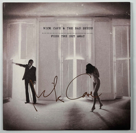 Nick Cave JSA Autograph Signed Album Vinyl Record Push The Sky Away
