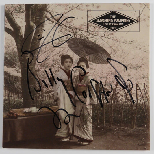 The Smashing Pumpkins Signed JSA Autograph Album Cover Vinyl Live At Kawasaki