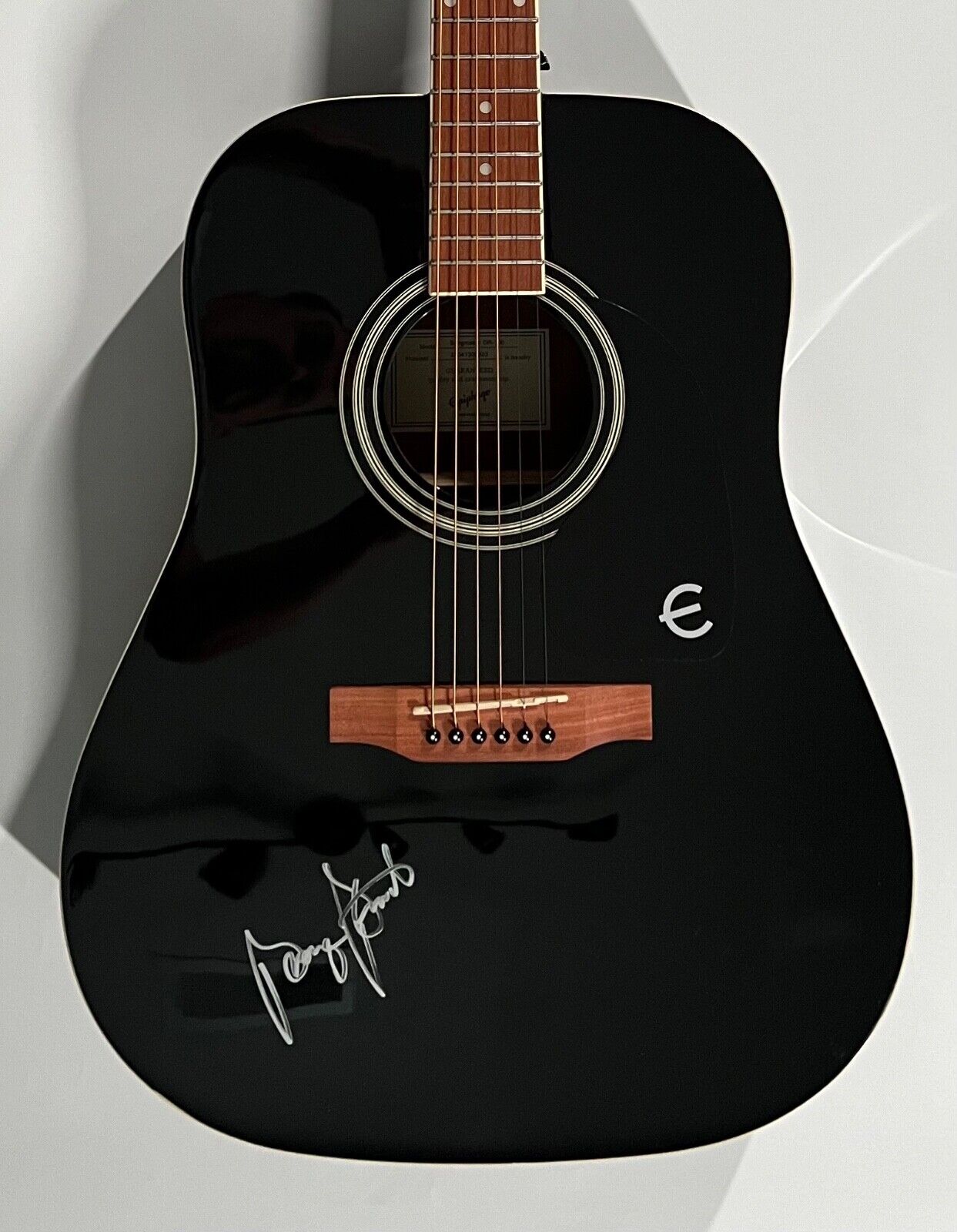 George Strait Signed Autograph Acoustic Guitar REAL Epperson