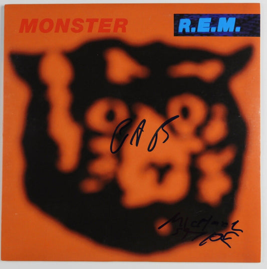 R.E.M. JSA Signed Autograph Vinyl Record Album Michael Stipe Peter Banks