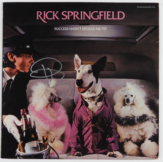 Rick Springfield JSA Autograph Signed Album Vinyl Record Success Hasn't Spoiled