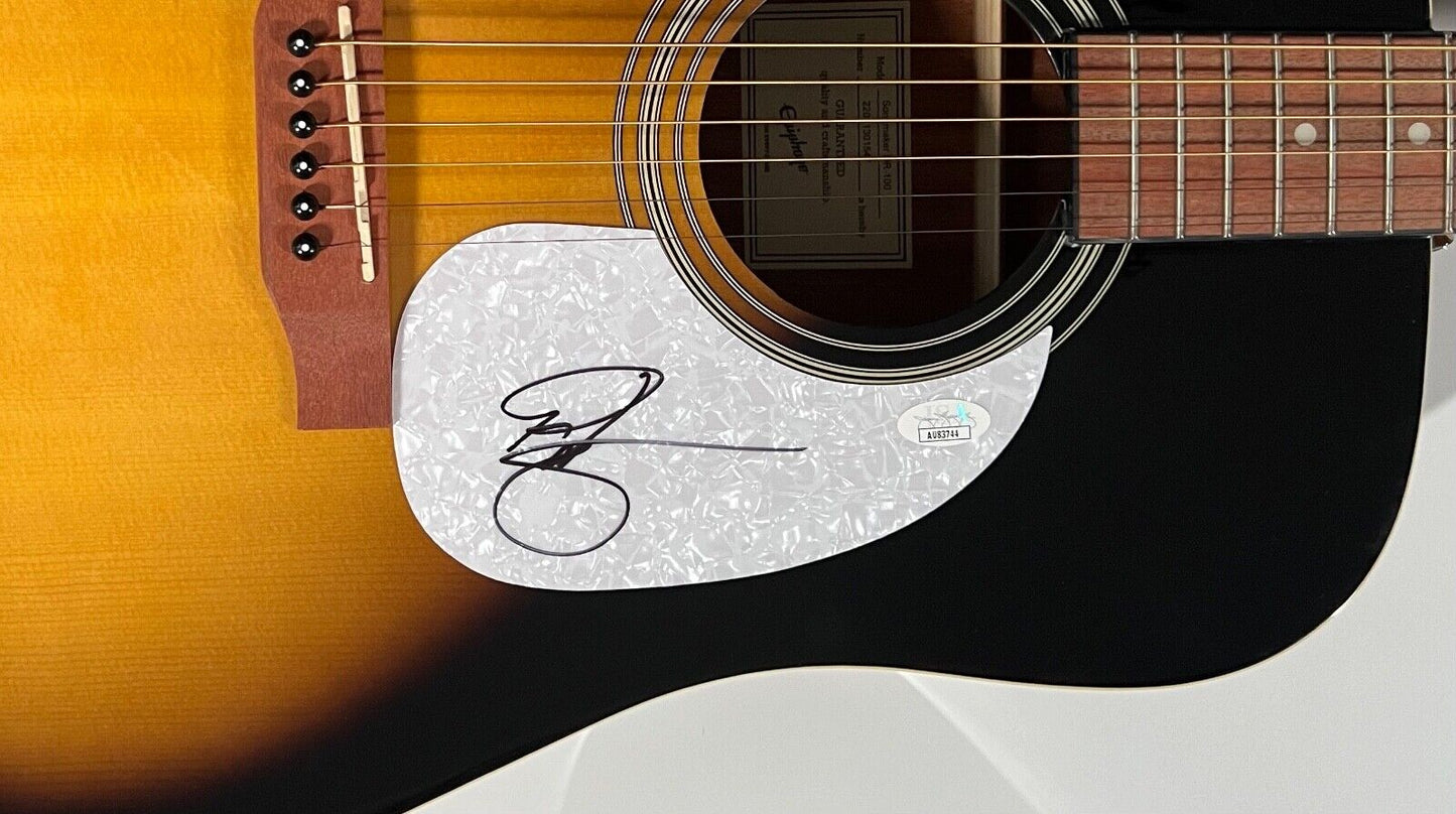 Riley Green JSA Autograph Fully Signed Guitar Epiphone Acoustic