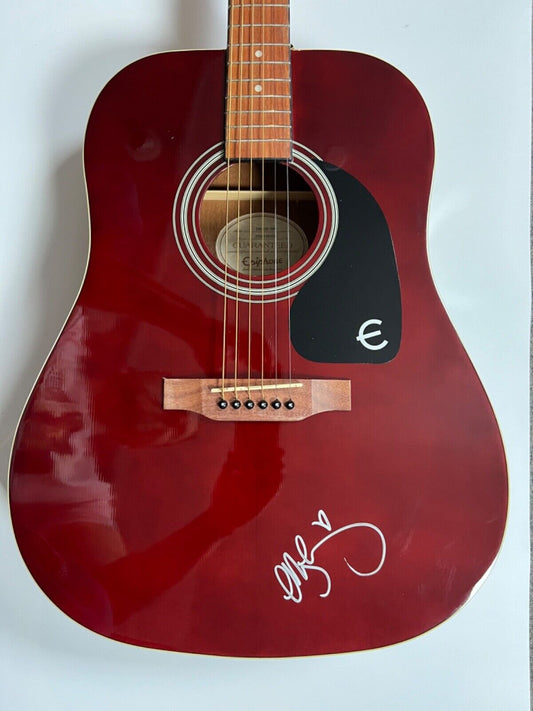 Megan Moroney JSA Signed Autograph Acoustic Guitar