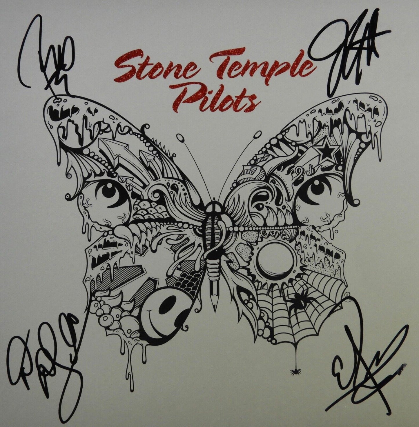 Stone Temple Pilots JSA Signed Autograph Album Record Vinyl Fully Signed