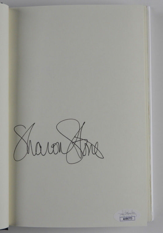 Sharon Stone JSA Autograph Signed Book The Beauty Of Living Twice