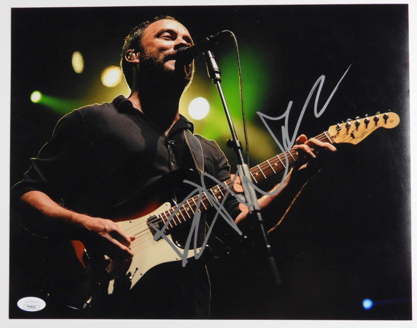 Dave Matthews Band JSA Autograph Signed 11 x 14 photo