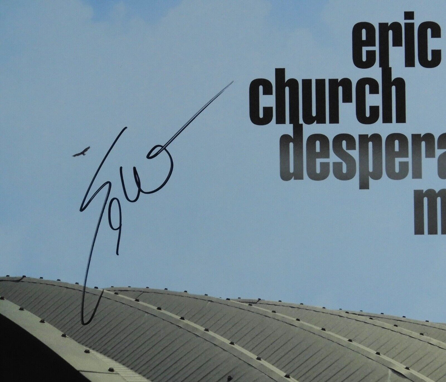 Eric Church JSA Signed Autograph Record Album Vinyl Desperate Man