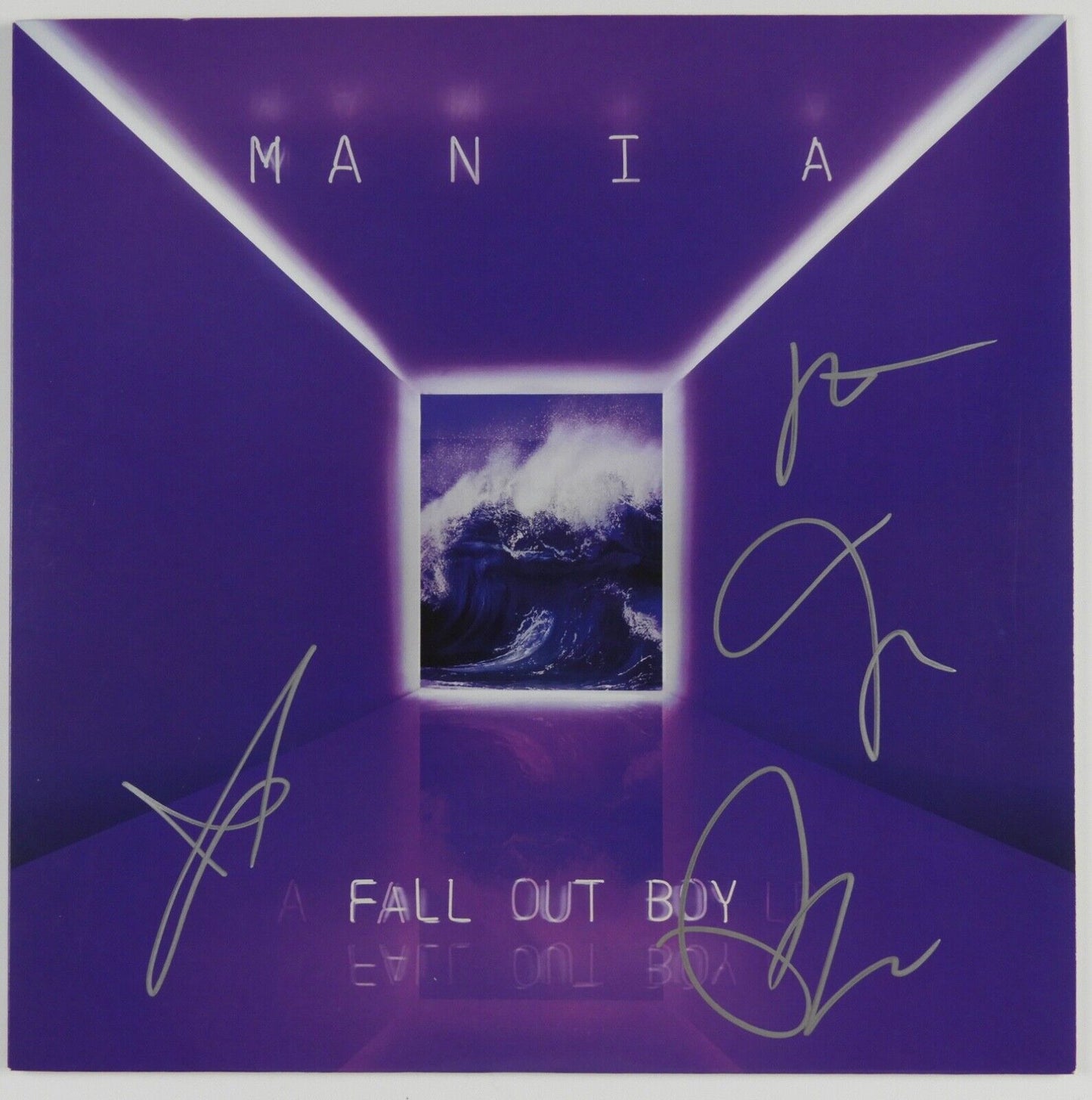 Fall Out Boy  JSA Fully Signed Autograph Album Record Vinyl Greatest Hits
