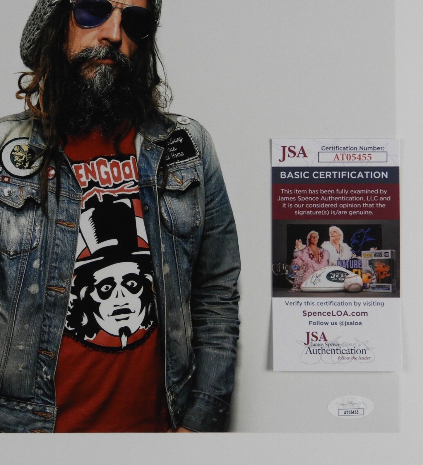 Rob Zombie Autograph Signed JSA Photo 11 x 14