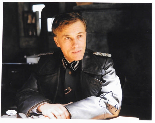 Christoph Waltz JSA Signed Autograph Photo 11 x 14 Inglourious Basterds