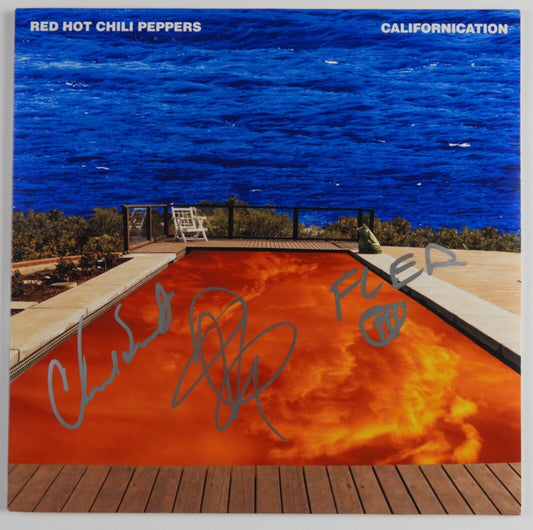 Red Hot Chili Peppers Signed LP Autograph JSA Album Record Californication