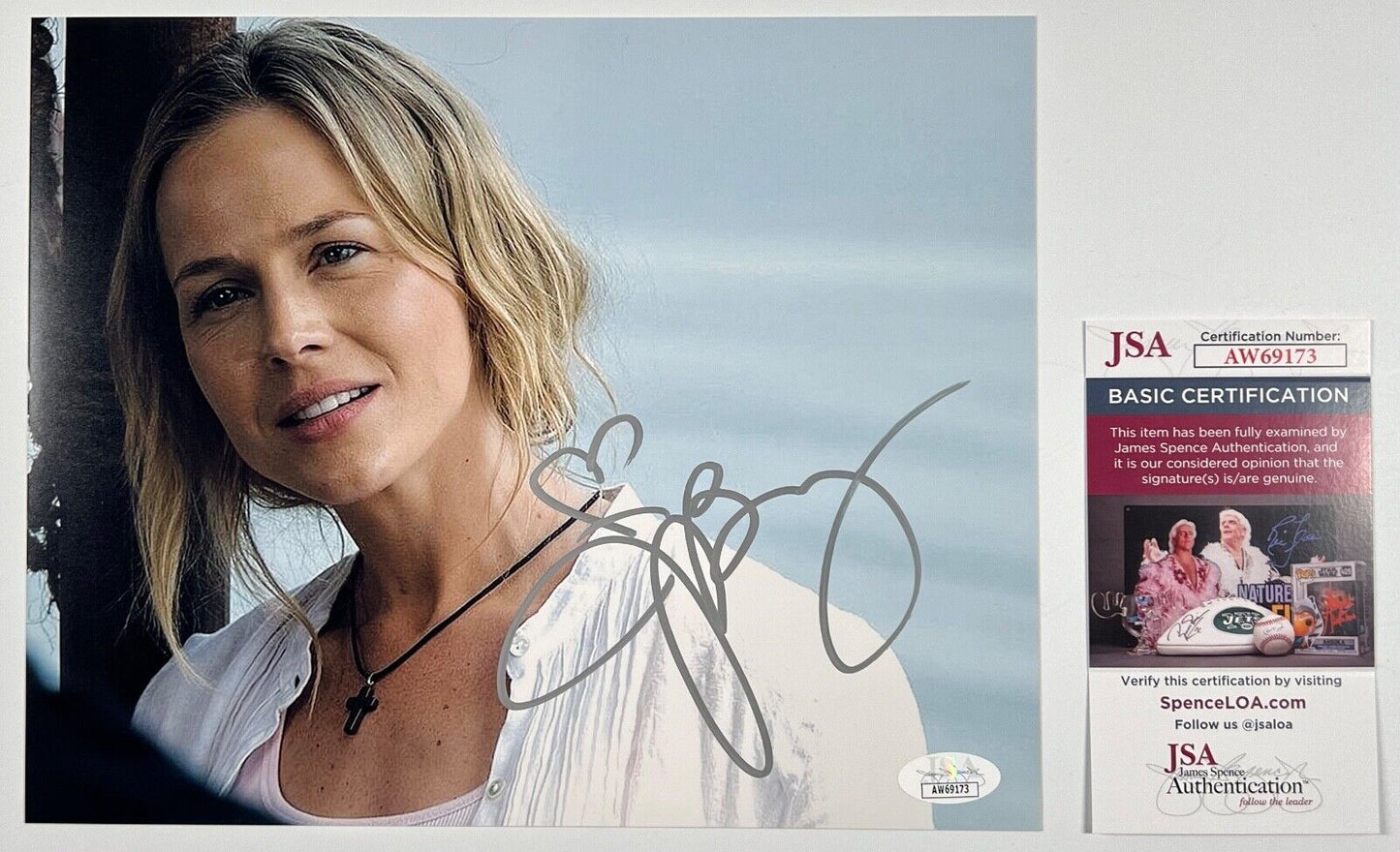 Julie Benz JSA Signed Autograph 8 x 10 photo
