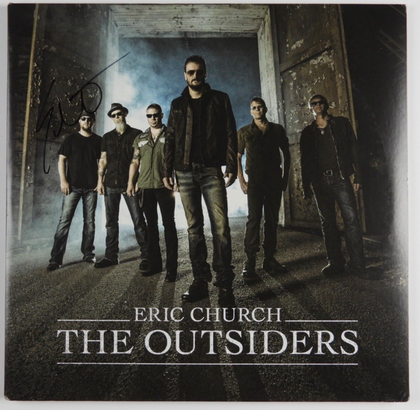Eric Church JSA Signed Autograph Record Album Vinyl The Outsiders