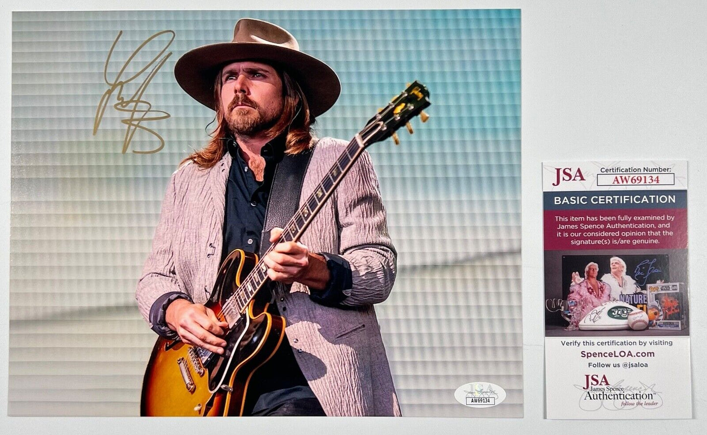 Lukas Nelson JSA Signed Autograph 8 x 10 photo