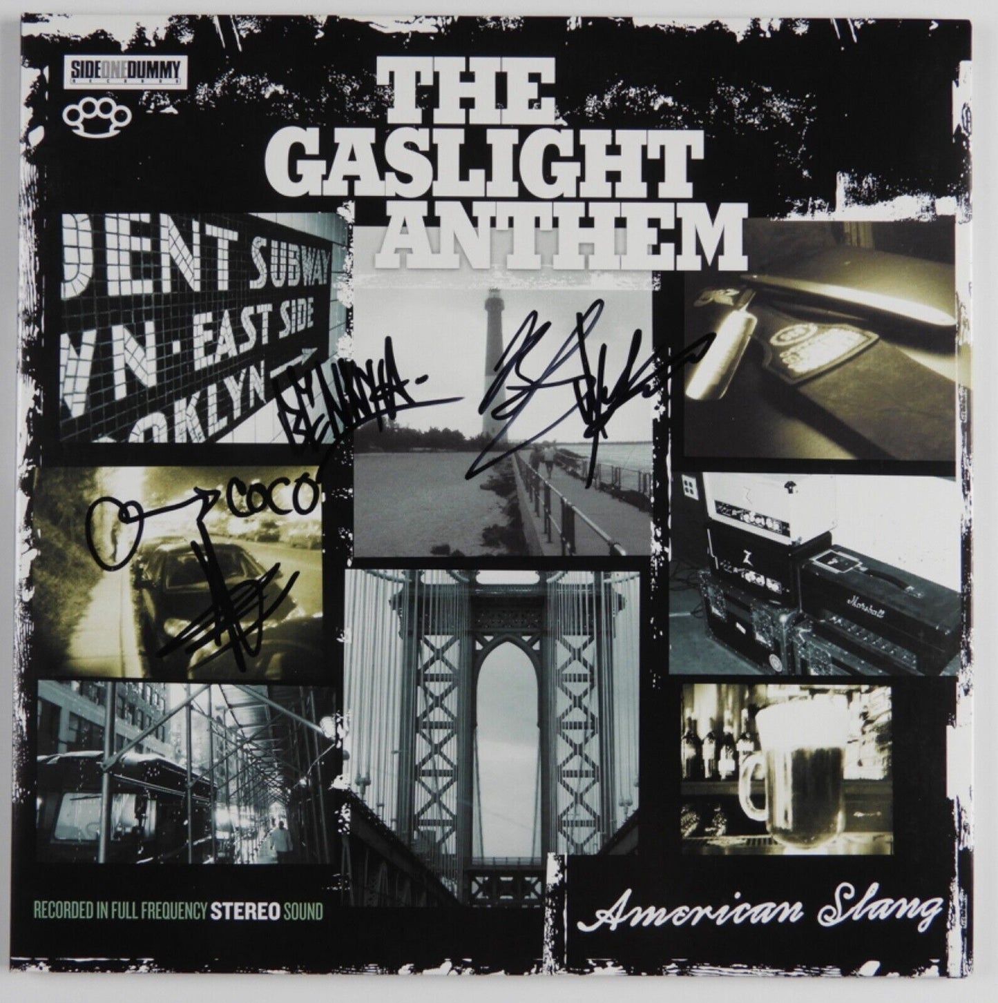 The Gaslight Anthem JSA Signed Autograph Album Record Vinyl American Slang