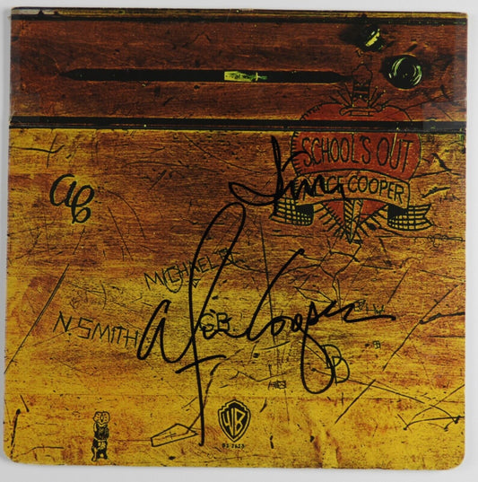 Alice Cooper JSA Signed Autograph Album Record Vinyl School's Out