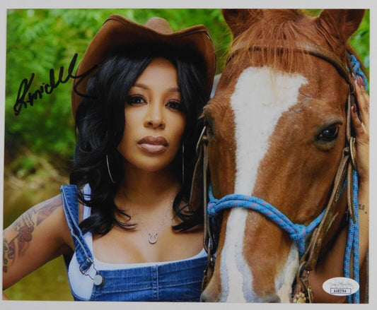 K Michelle Puddin  JSA Signed Autograph 8 x 10 Photo Country R & B Music Star