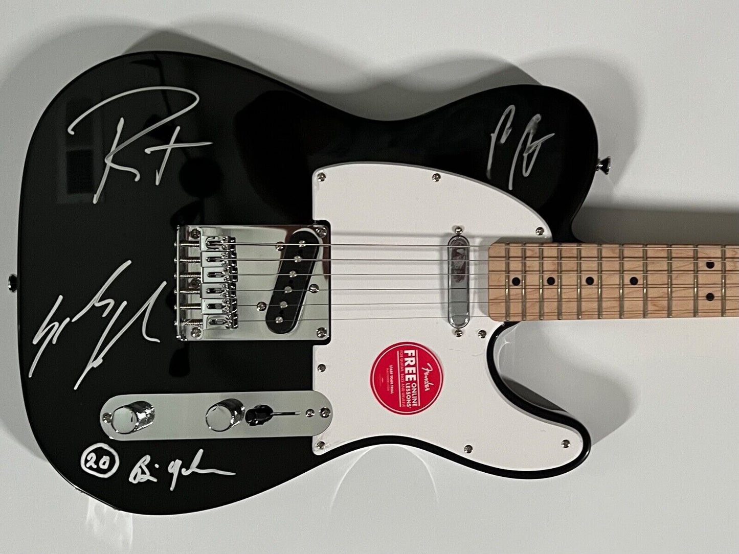 Matchbox Twenty Autograph Signed Telecaster Guitar REAL Epperson Rob Thomas +